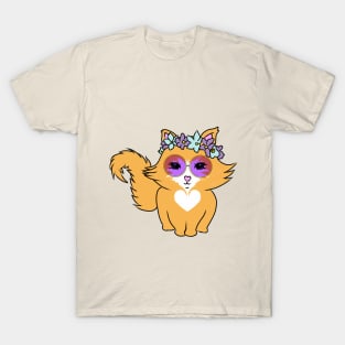 cat with glasses T-Shirt